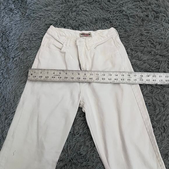 Vintage 1980s/ 1990s Denim White Guess Jeans Mom XS Grunge USA Made - Picture 6 of 14